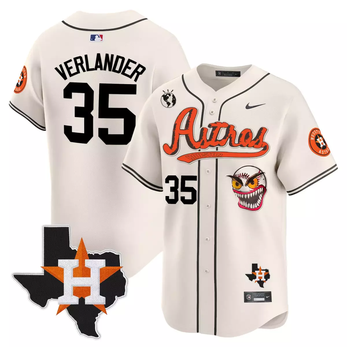 houston astros 35 verlander cream jersey cactus jack style vapor premier limited v2 stitched 918