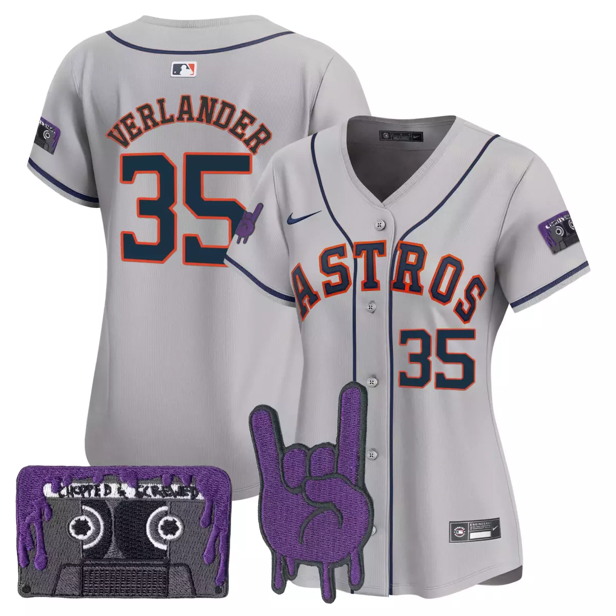 houston astros 35 verlander cream jersey orbit patch vapor premier limited v3 all stitched