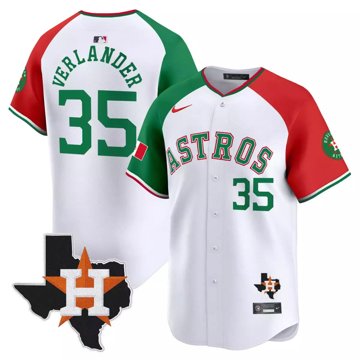 houston astros 35 verlander green jersey mexico vapor premier limited v4 all stitched