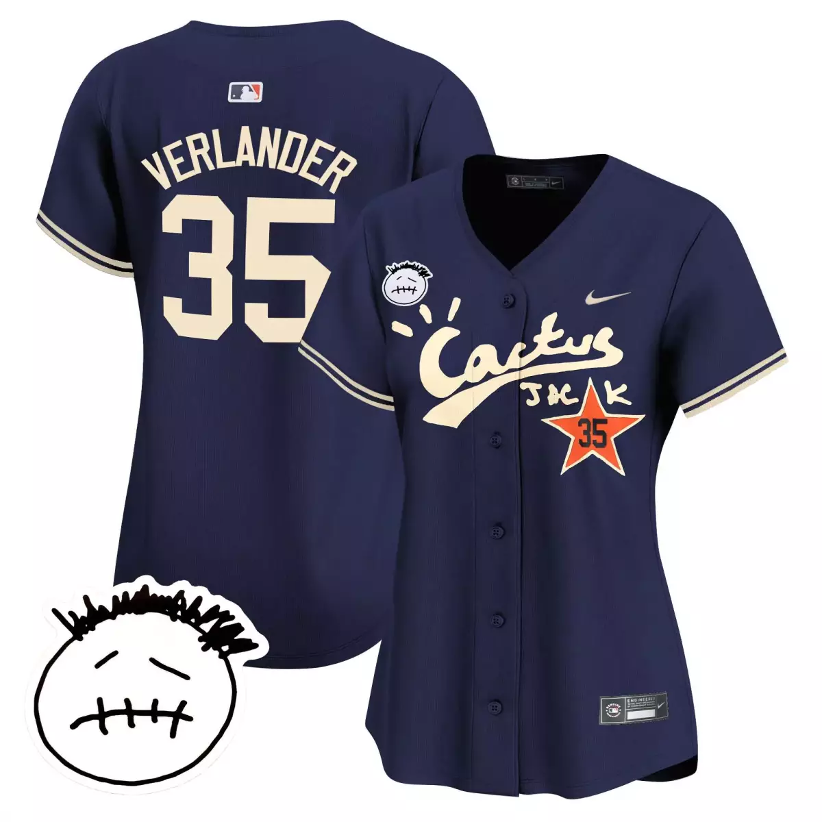 houston astros 35 verlander navy jersey cactus jack patch vapor premier limited v10 stitched axy