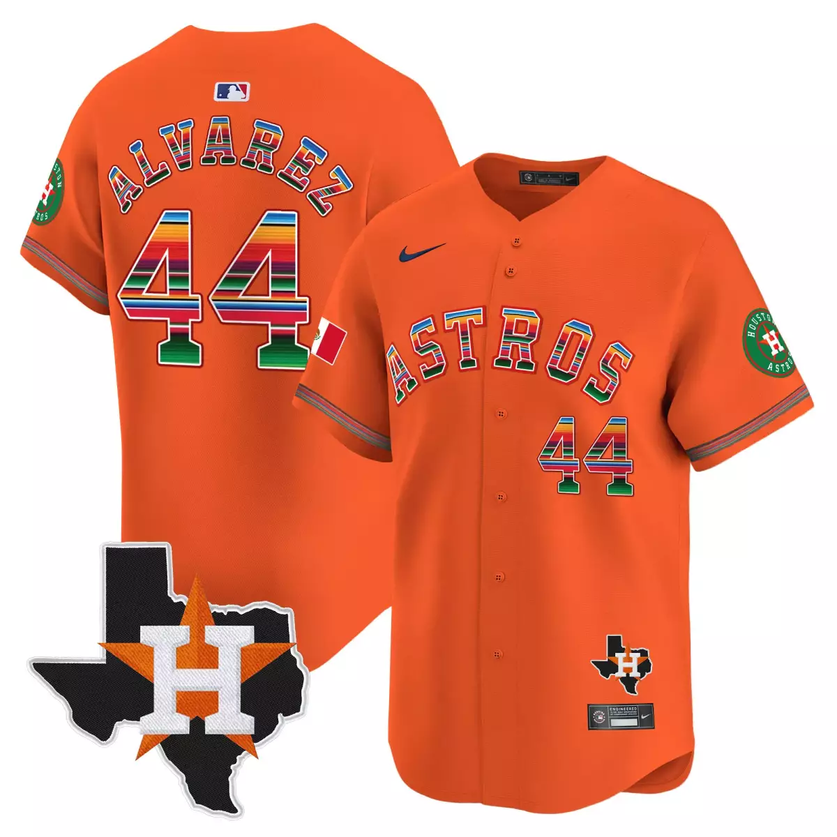 houston astros 35 verlander orange jersey mexico texas patch vapor premier limited all stitched u1