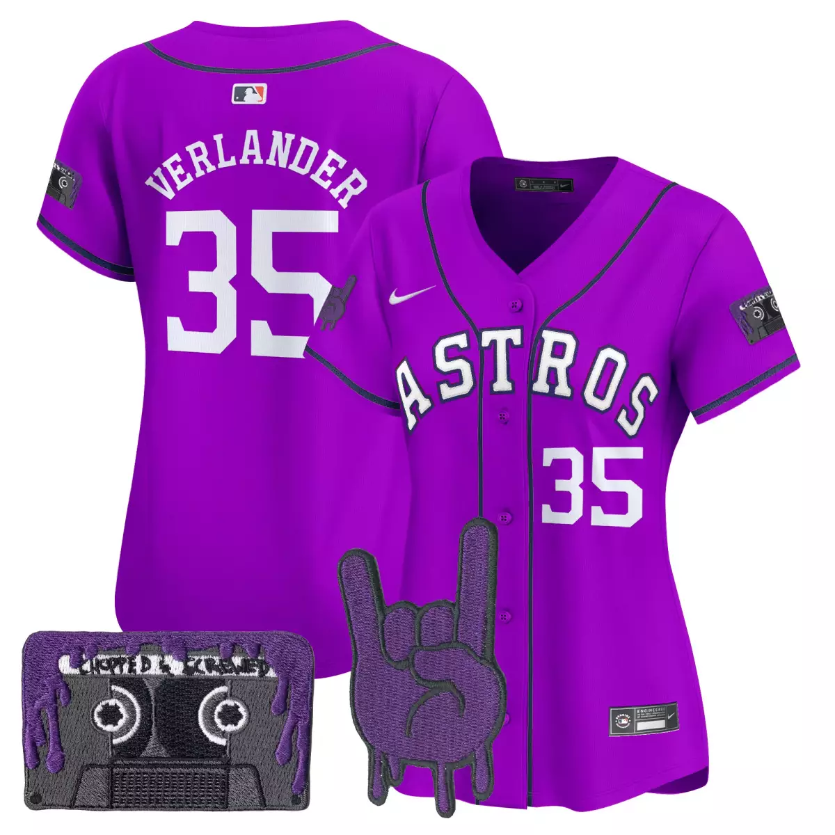 houston astros 35 verlander orange jersey mexico texas patch vapor premier limited all stitched u1