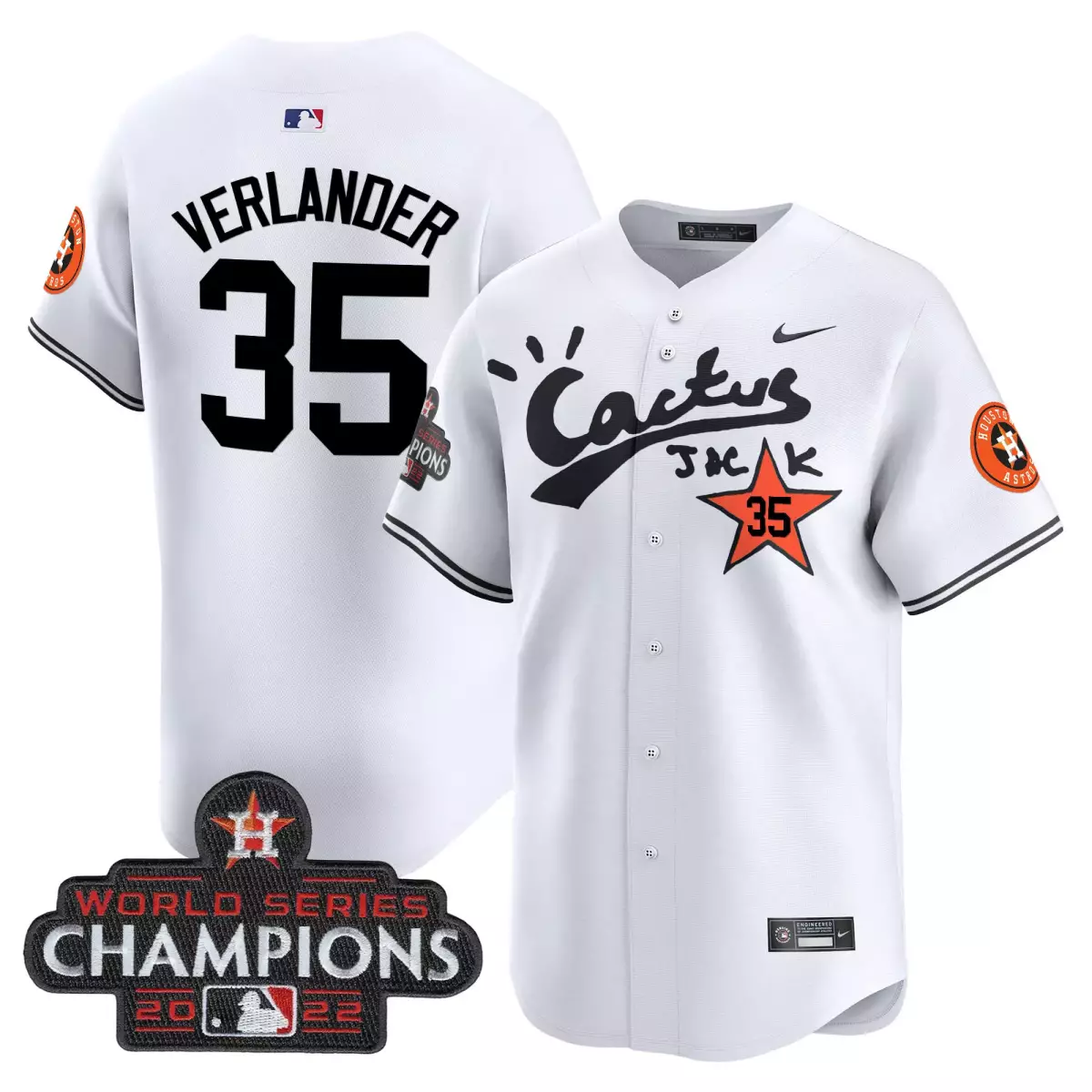 houston astros 35 verlander white jersey cactus jack champions patch vapor premier limited all stitched djp