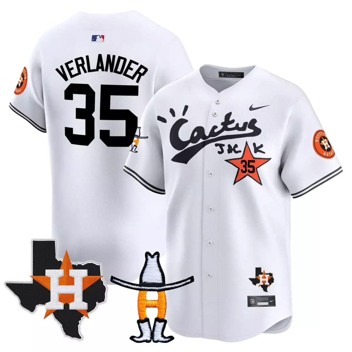 houston astros 35 verlander white jersey cactus jack patch vapor premier limited v7 stitched ig0