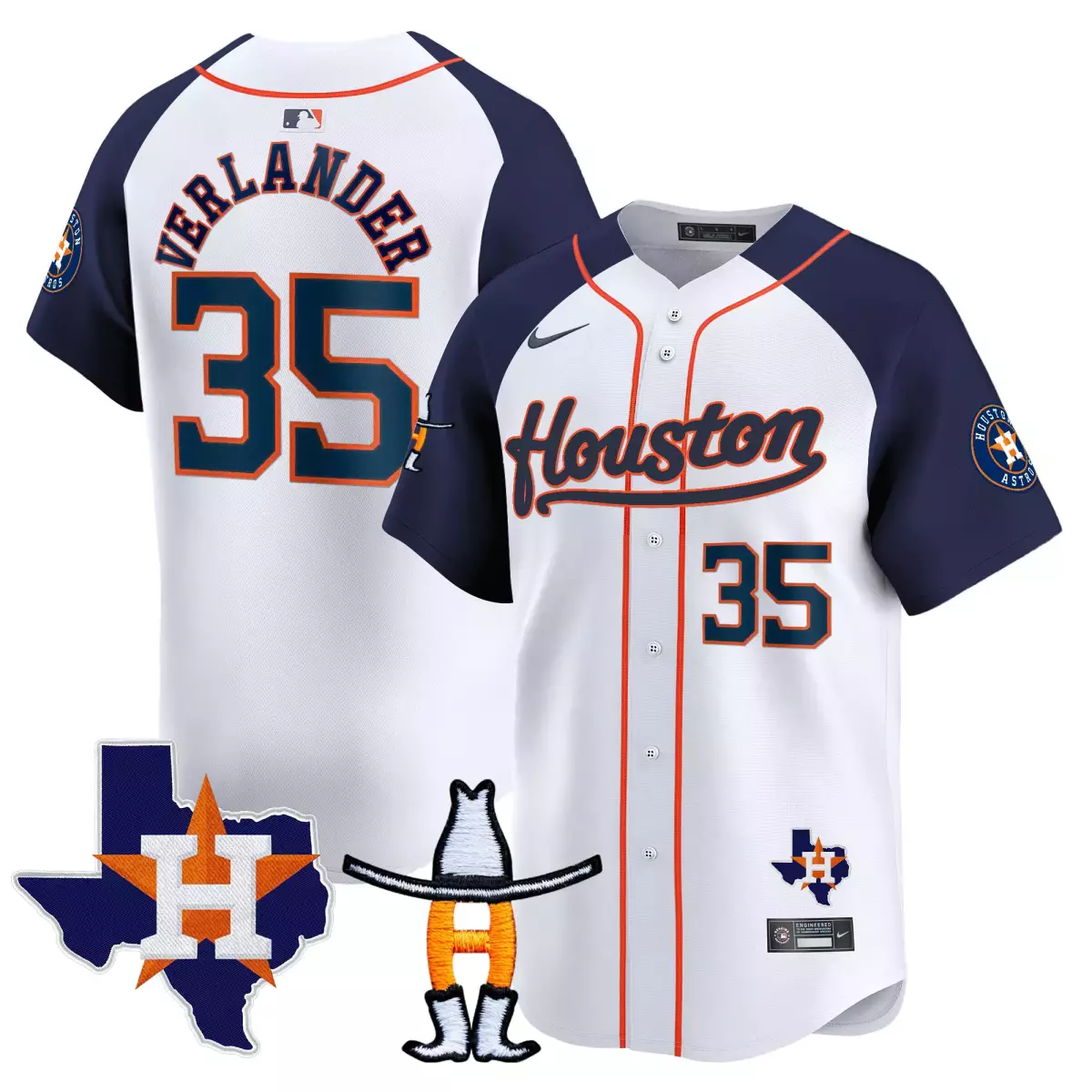 houston astros 35 verlander white jersey rodeo patch vapor premier limited all stitched 4fc