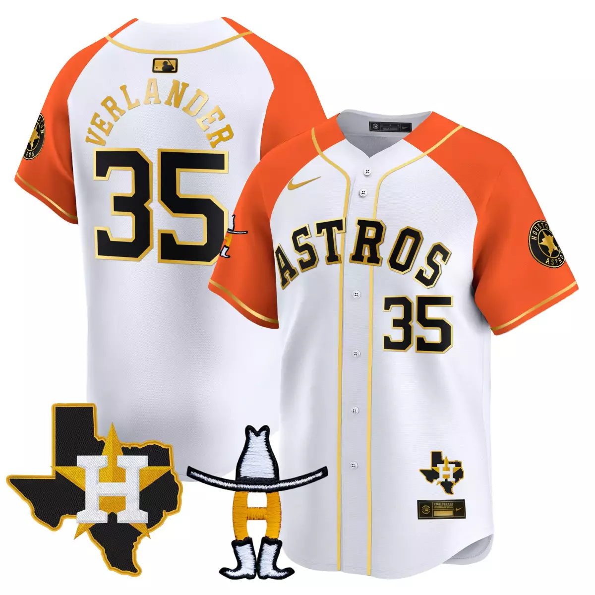 houston astros 35 verlander white jersey rodeo patch vapor premier limited v2 all stitched zo0