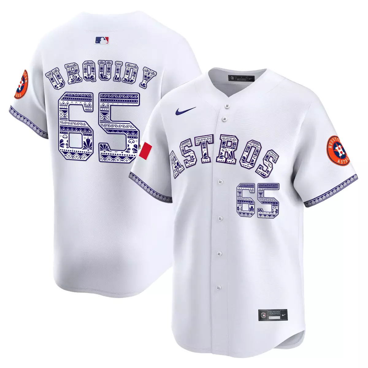 houston astros 65 urquidy white jersey mexico vapor premier limited v2 all stitched b7o