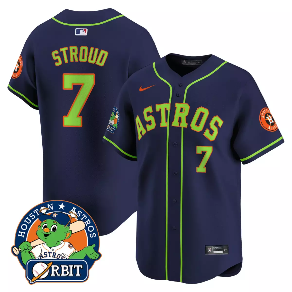 houston astros 7 stroud navy jersey dj screw still tippin purple patch vapor premier limited stitched nf6