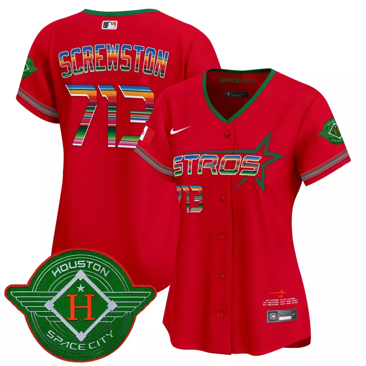 2025 Houston Astros Youth Navy Custom Jersey | All Stitched with Name Patch | Fan Gear for Men, Women & Youth