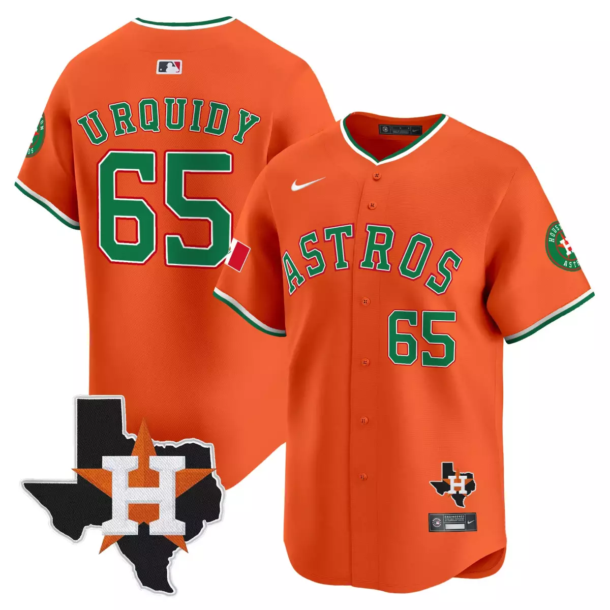 houston astros 85 urquidy mexico jersey mexico texas patch vapor premier limited v4 all stitched