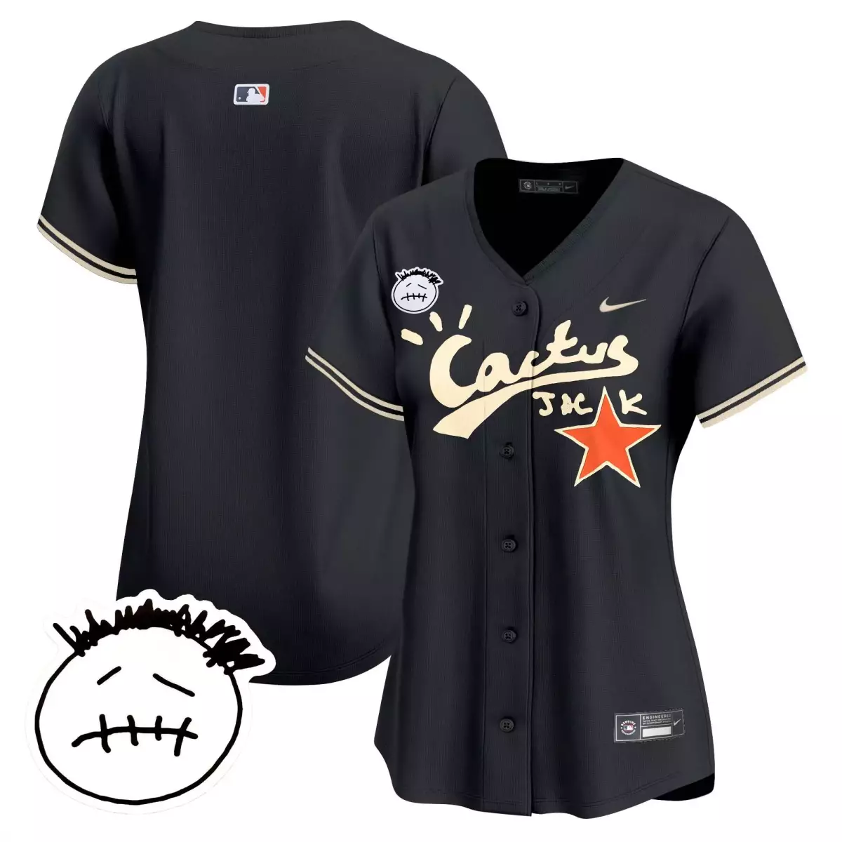 Black Houston Astros 2024 Star Wars Jersey | Name Patch All Stitched | Men’s Style Fan Gear for Men, Women & You