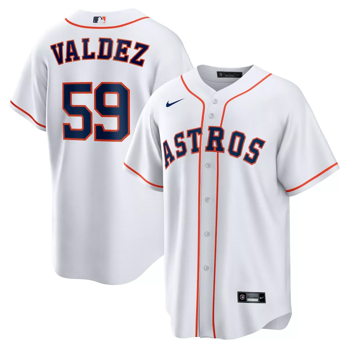 Framber Valdez Houston Astros White Home Jersey 2023 | K9H Style Fan Gear for Men, Women & Youth