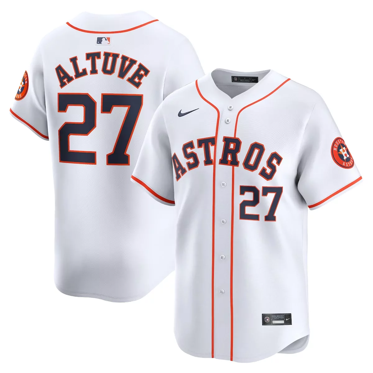 houston astros jose altuve white home limited player jersey 6w5