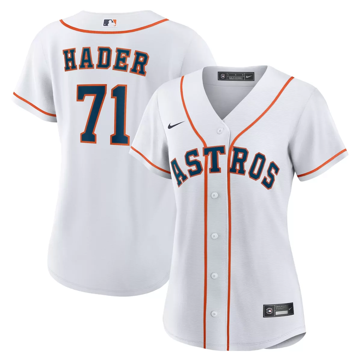 houston astros josh hader white home jersey