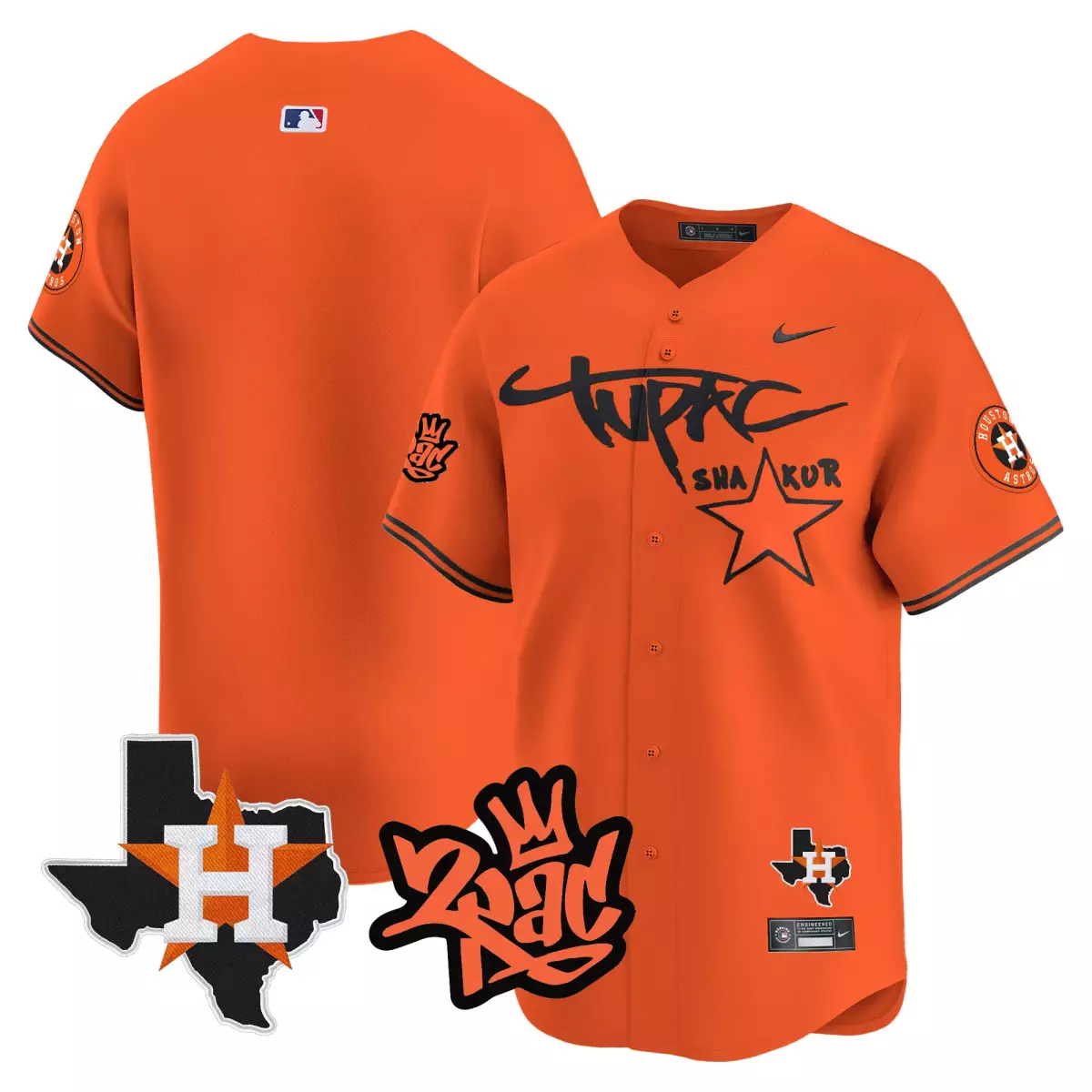 houston astros white jersey tupac shakur vapor premier limited all stitched