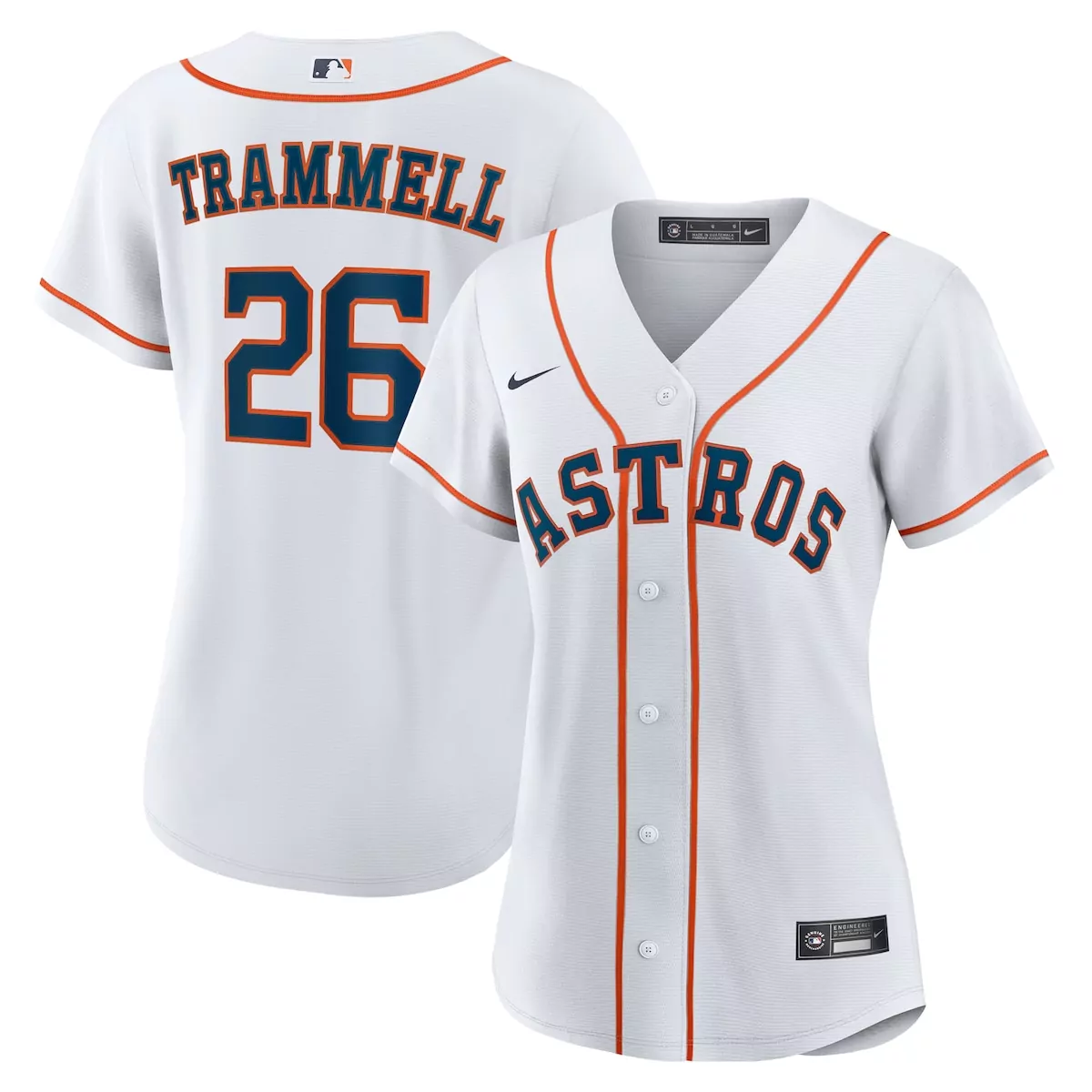 houston astros taylor trammell white home jersey 9l7
