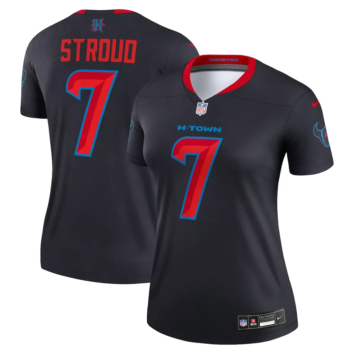 houston texans c j stroud carbon black fashion jersey