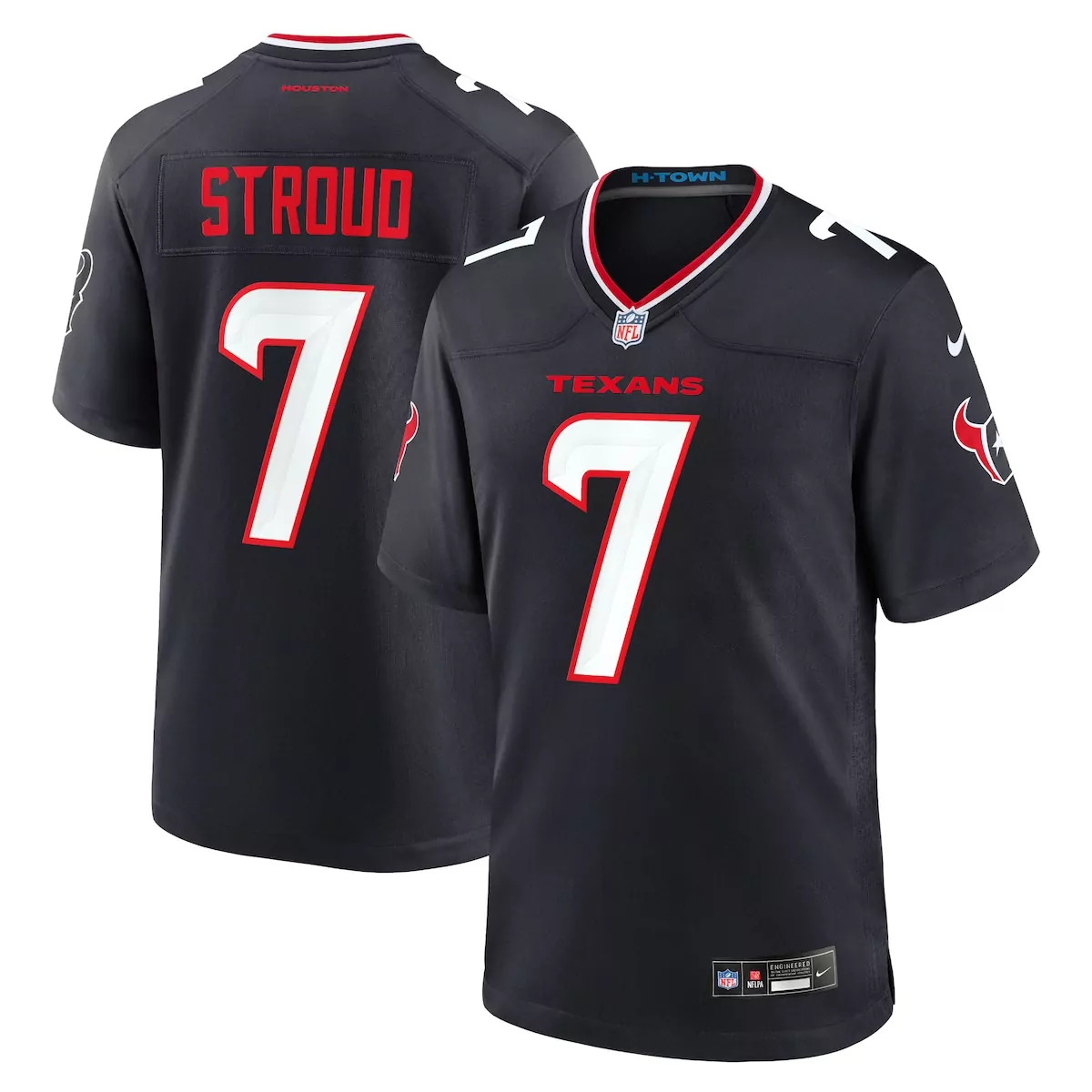houston texans c j stroud navy game jersey 5f7