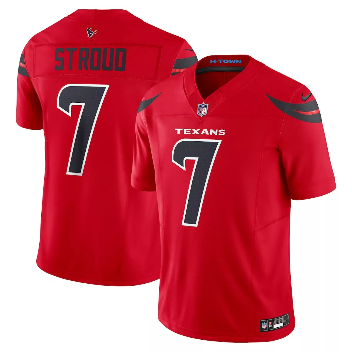 houston texans c j stroud red alternate vapor f u s e limited jersey