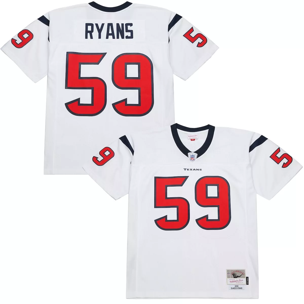 houston texans davis mills white game player jersey 9s7