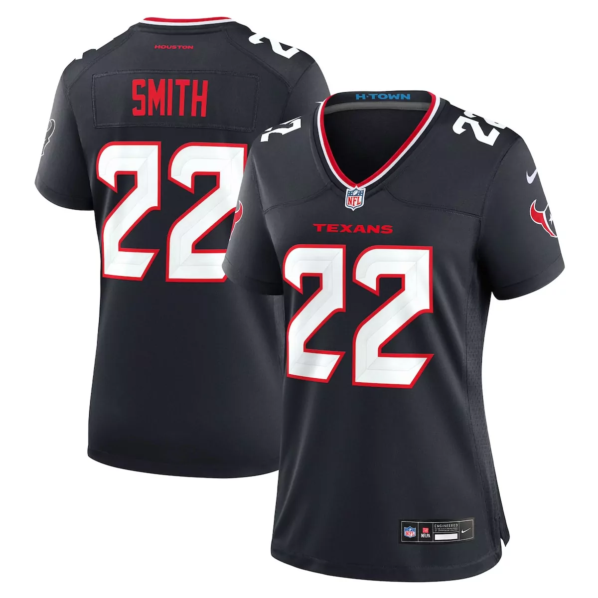 houston texans jaylin smith navy team game jersey 4ls