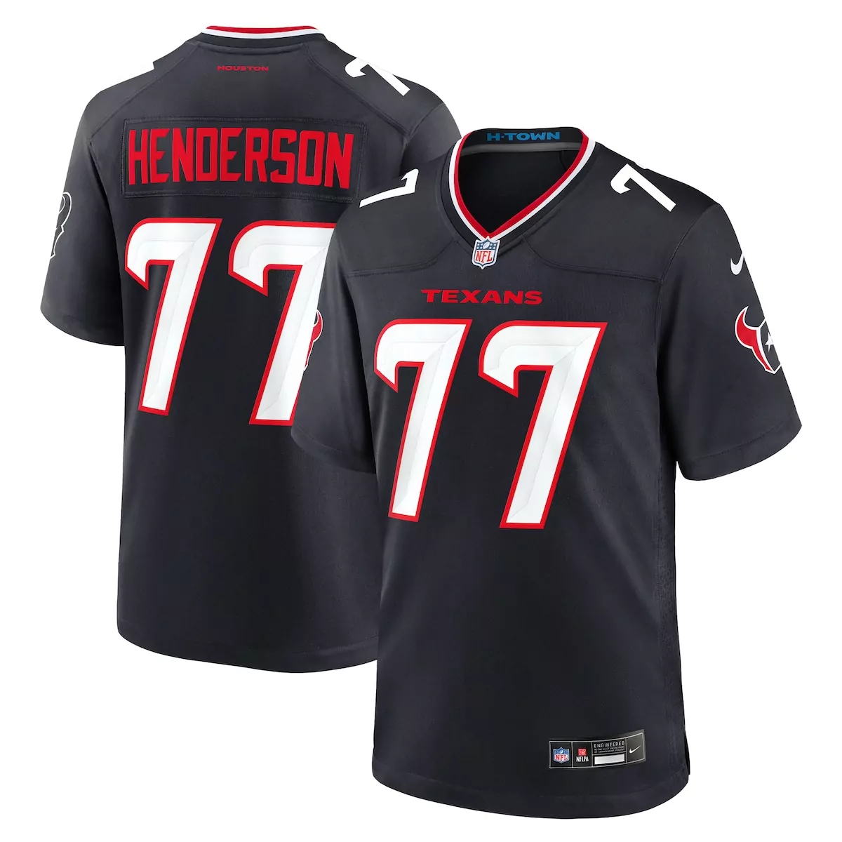 houston texans ladarius henderson navy game jersey htk