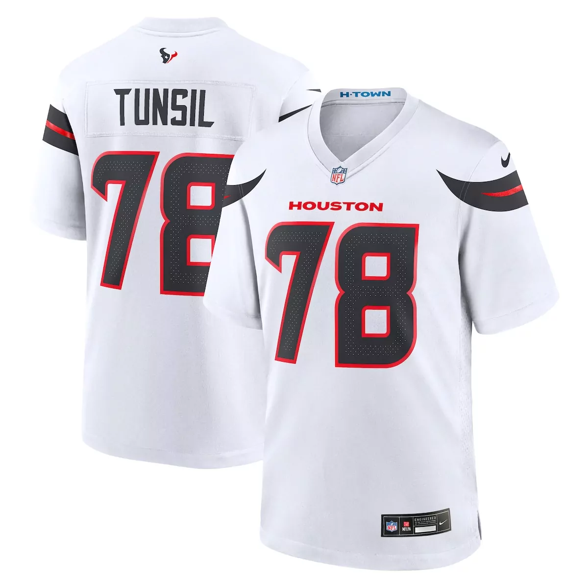 houston texans laremy tunsil white game jersey