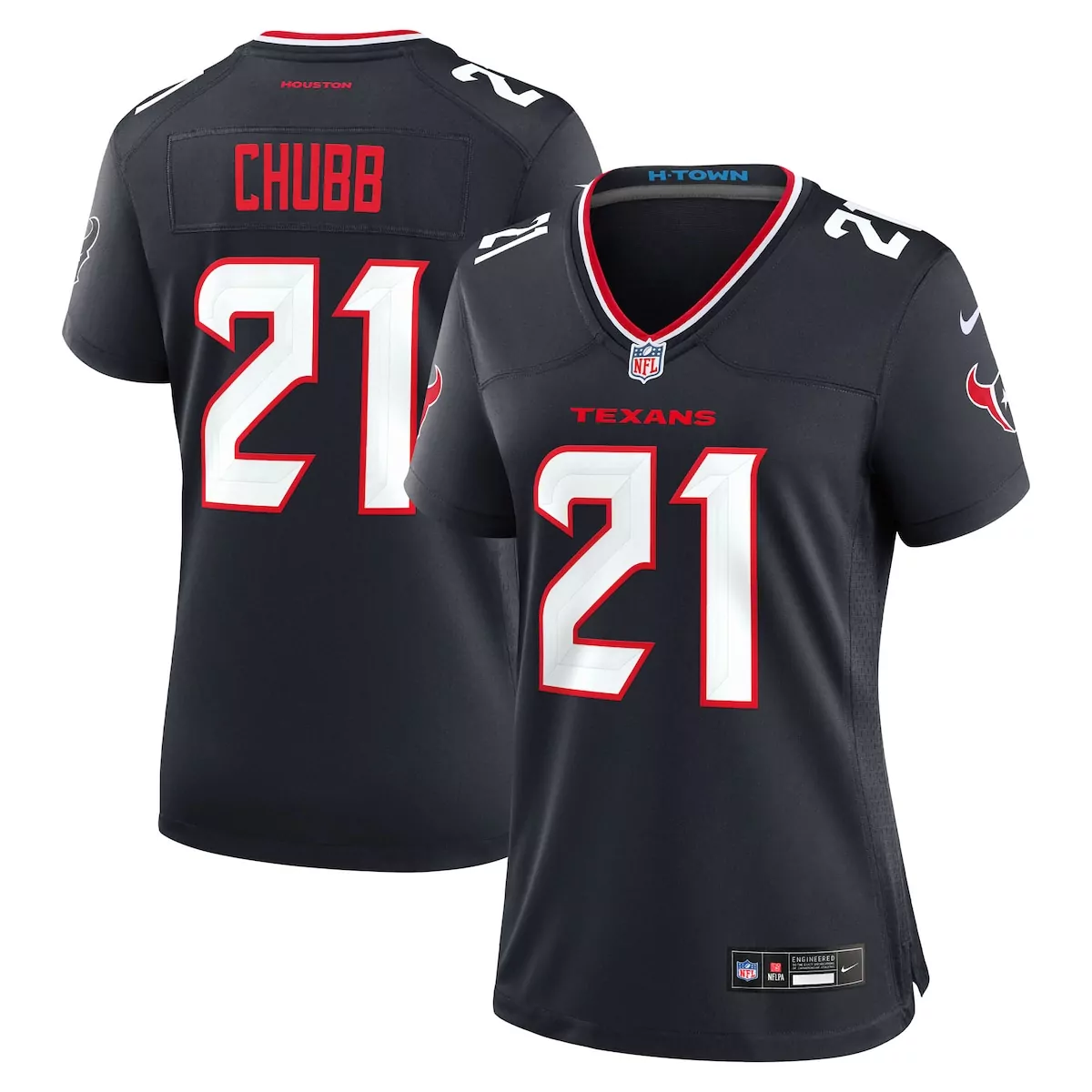 houston texans nick chubb navy team game jersey 28r
