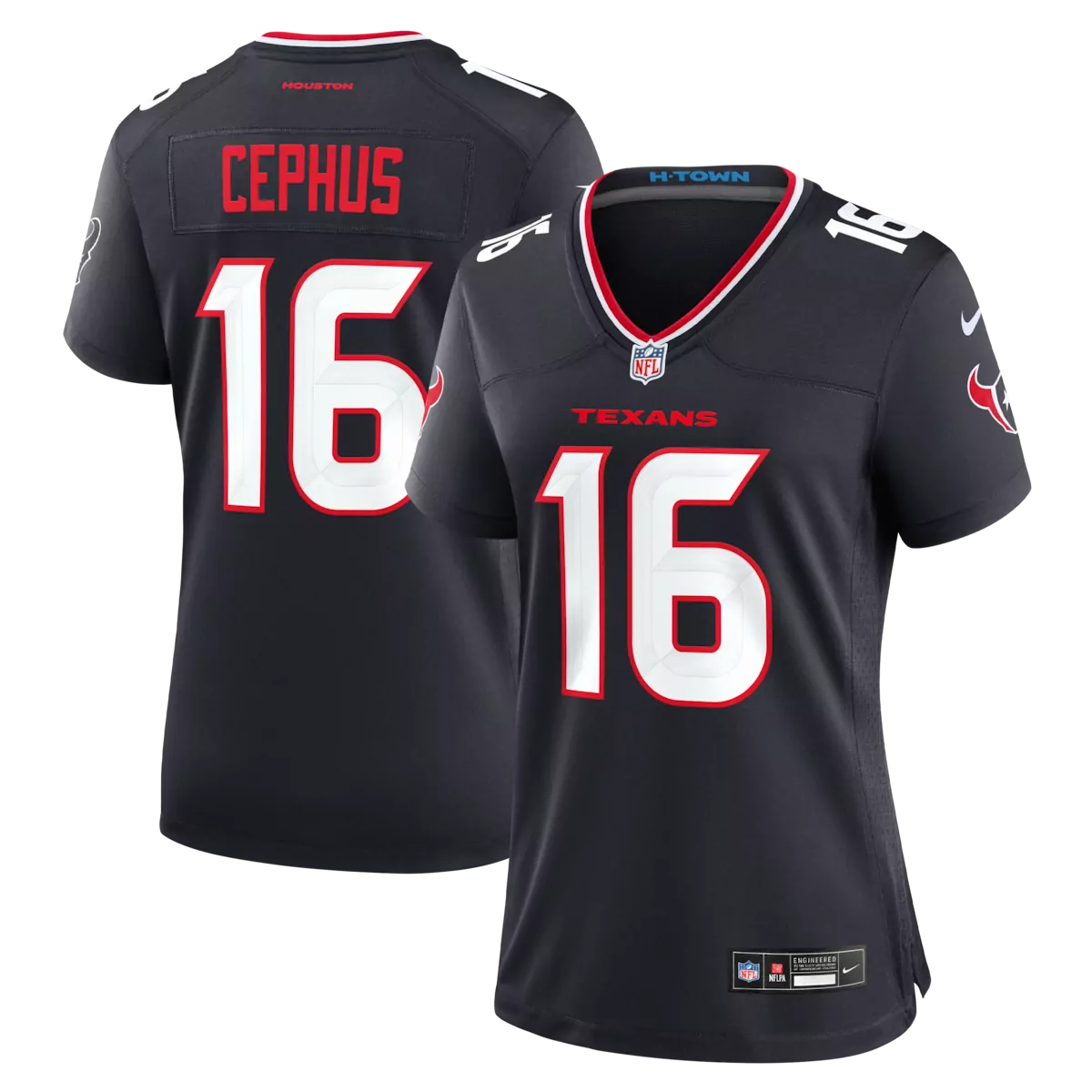 houston texans quintez cephus navy team game jersey gu7
