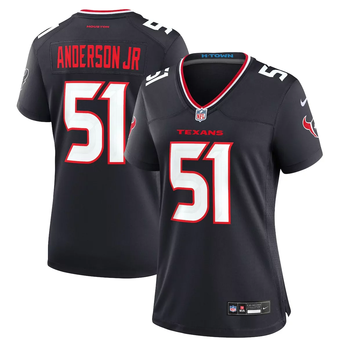 houston texans will anderson jr navy game jersey oll