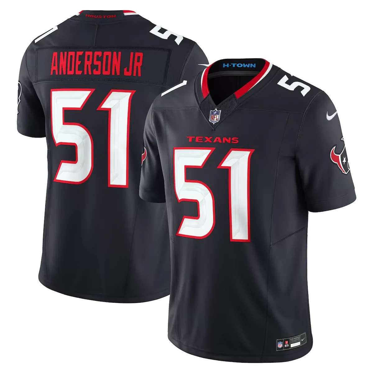 houston texans will anderson jr navy game jersey oll