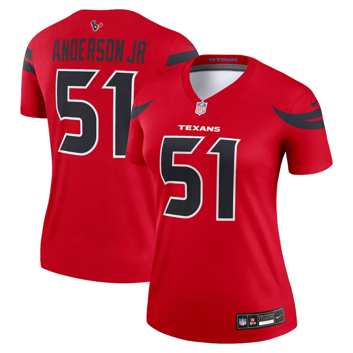 houston texans will anderson jr red alternate game jersey