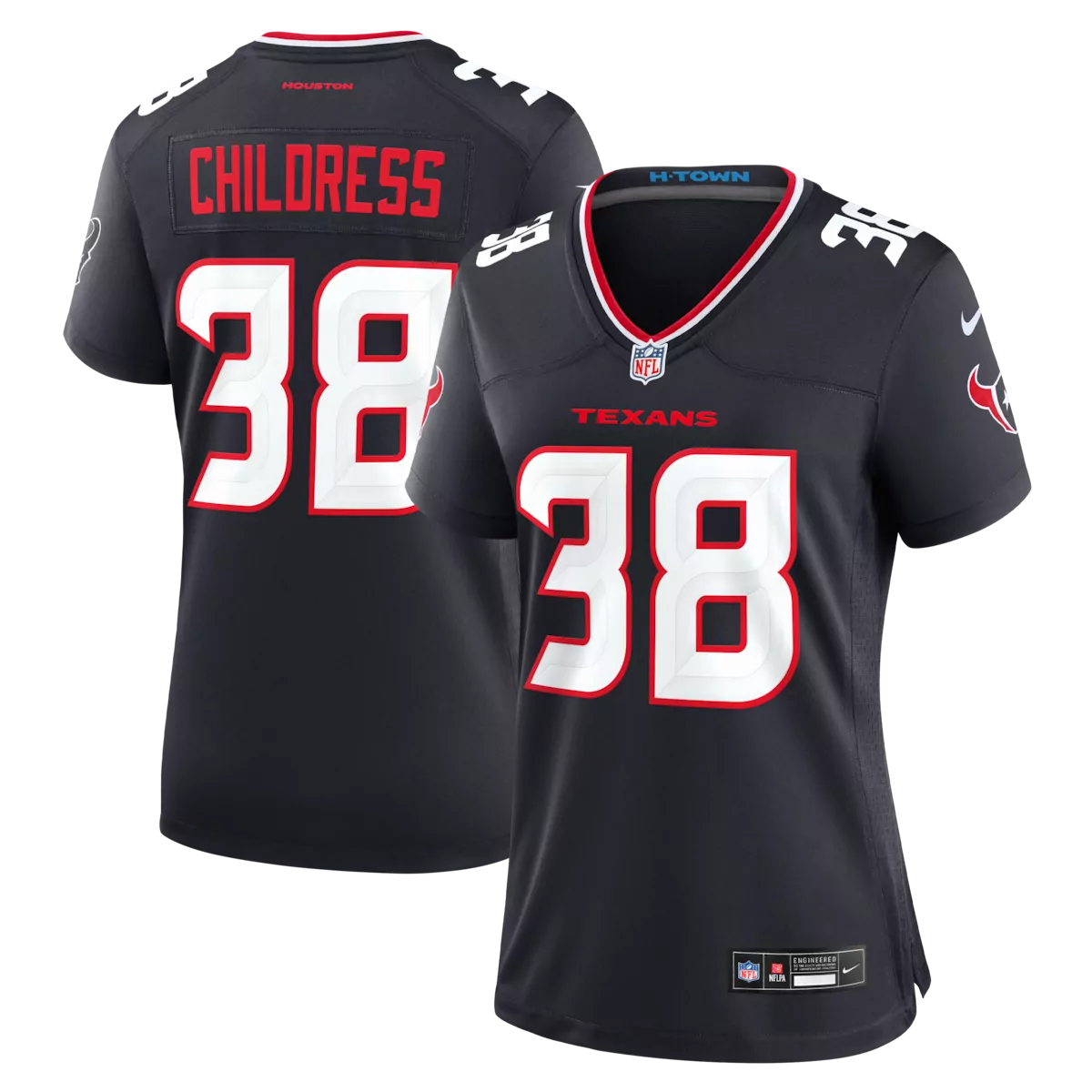 houston texans zion childress navy team game jersey li3