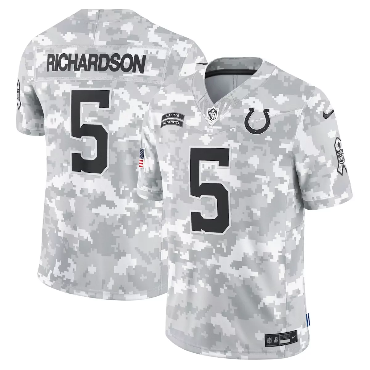 indianapolis colts anthony richardson arctic camo 2024 salute to service limited jersey sa8