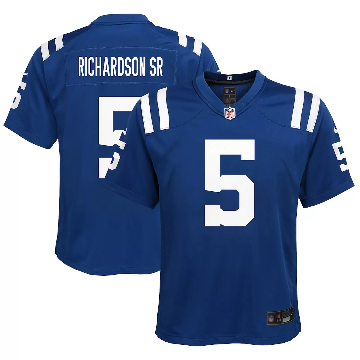 indianapolis colts anthony richardson sr royal game jersey sh1