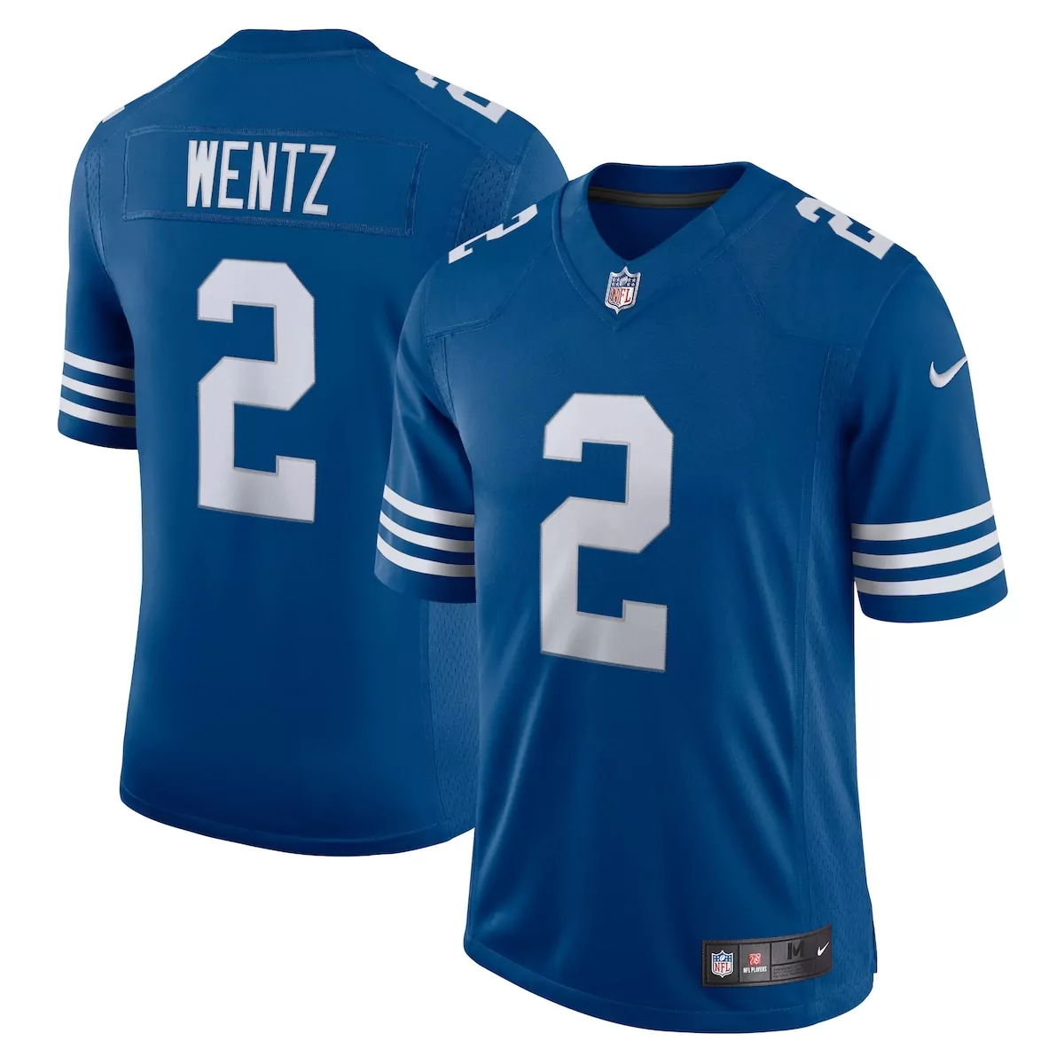 indianapolis colts carson wentz royal alternate game jersey 38u