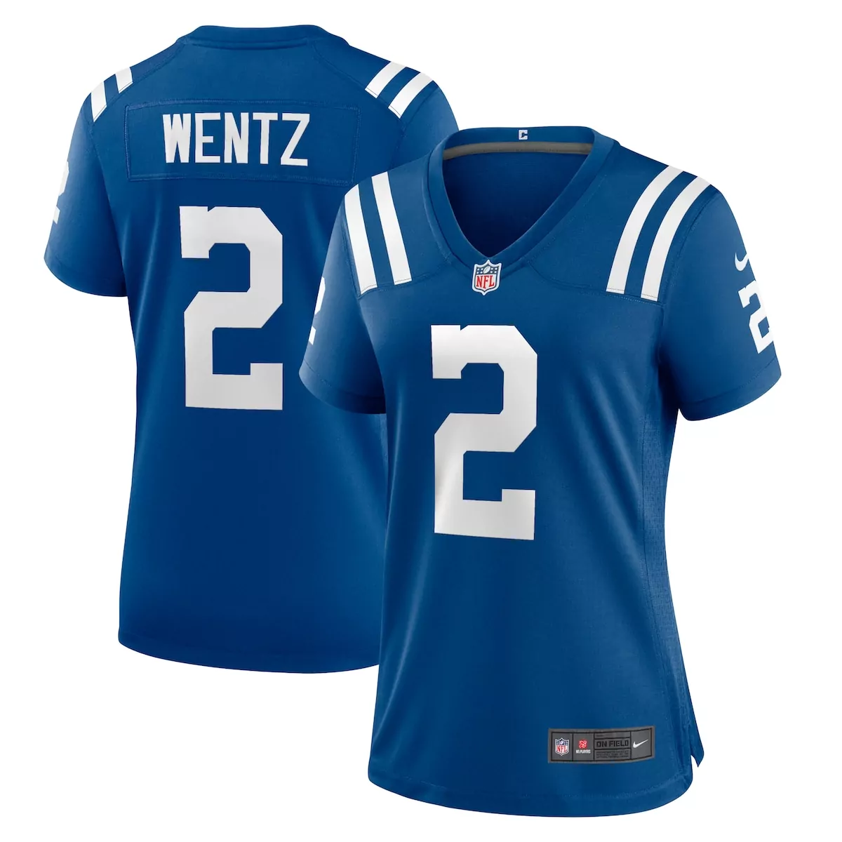 indianapolis colts carson wentz royal alternate game jersey 38u
