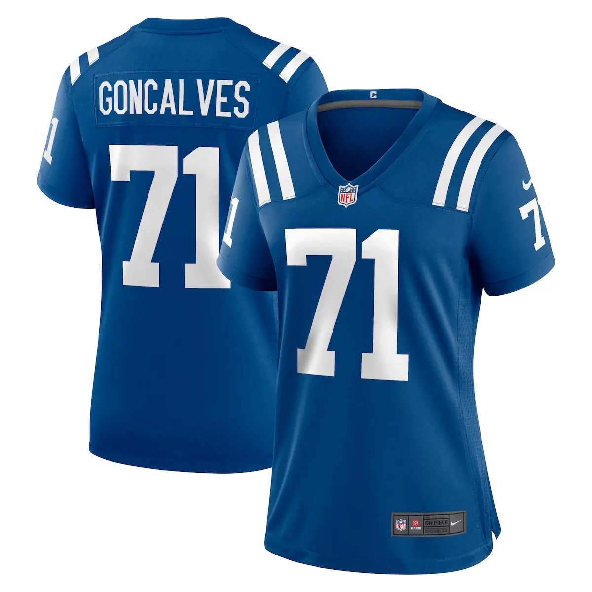 indianapolis colts matt goncalves royal game jersey