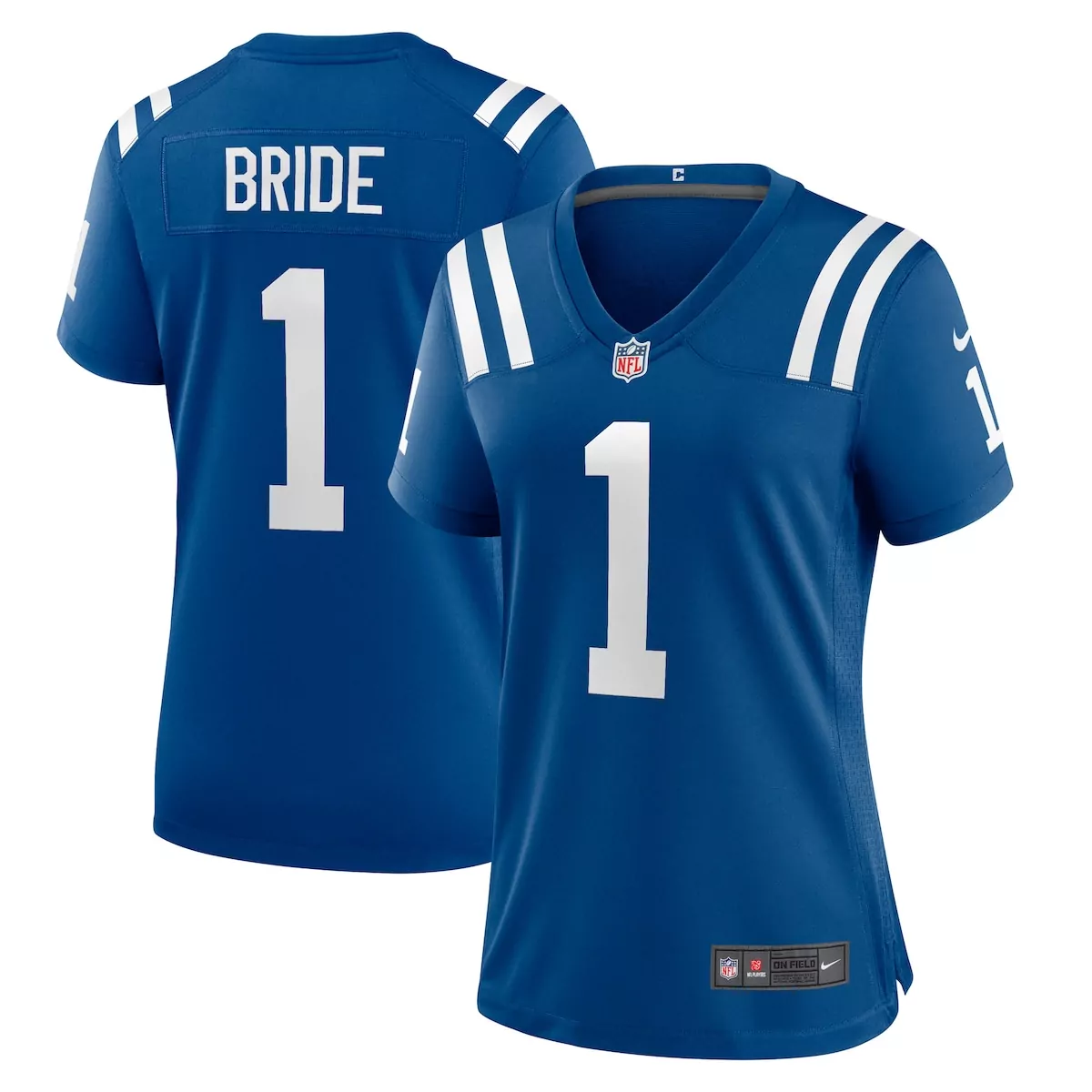 indianapolis colts number 1 bride royal game jersey