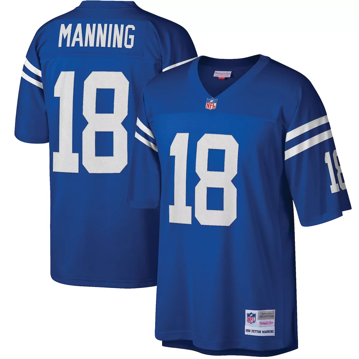 indianapolis colts peyton manning royal big tall 1998 retired player jersey oi9