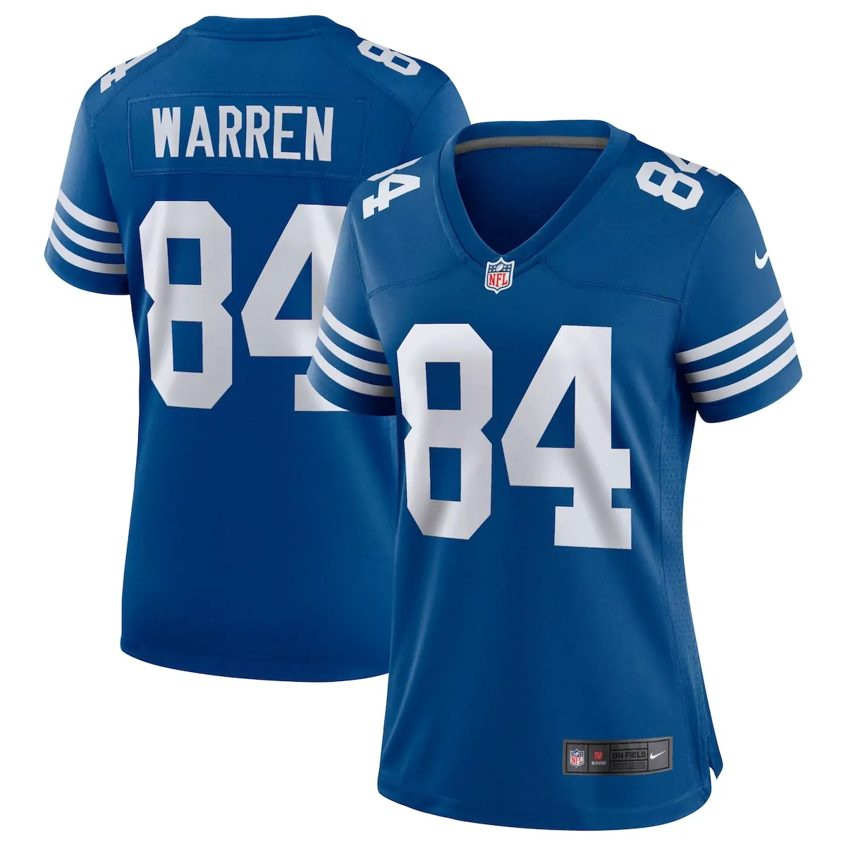 indianapolis colts tyler warren royal alternate game jersey j95