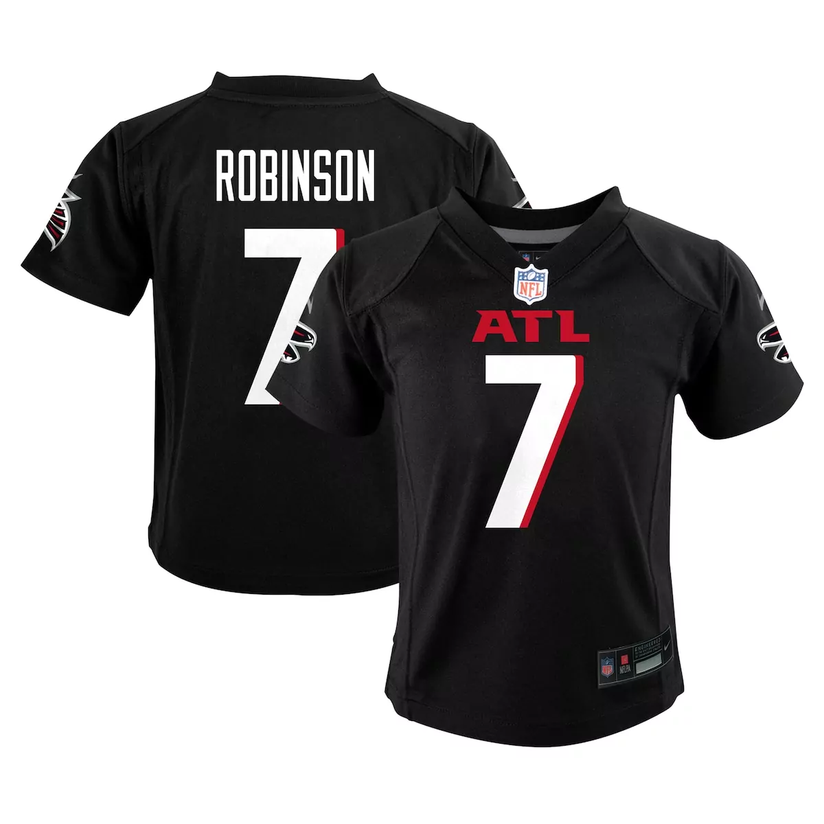 atlanta falcons bijan robinson white game jersey
