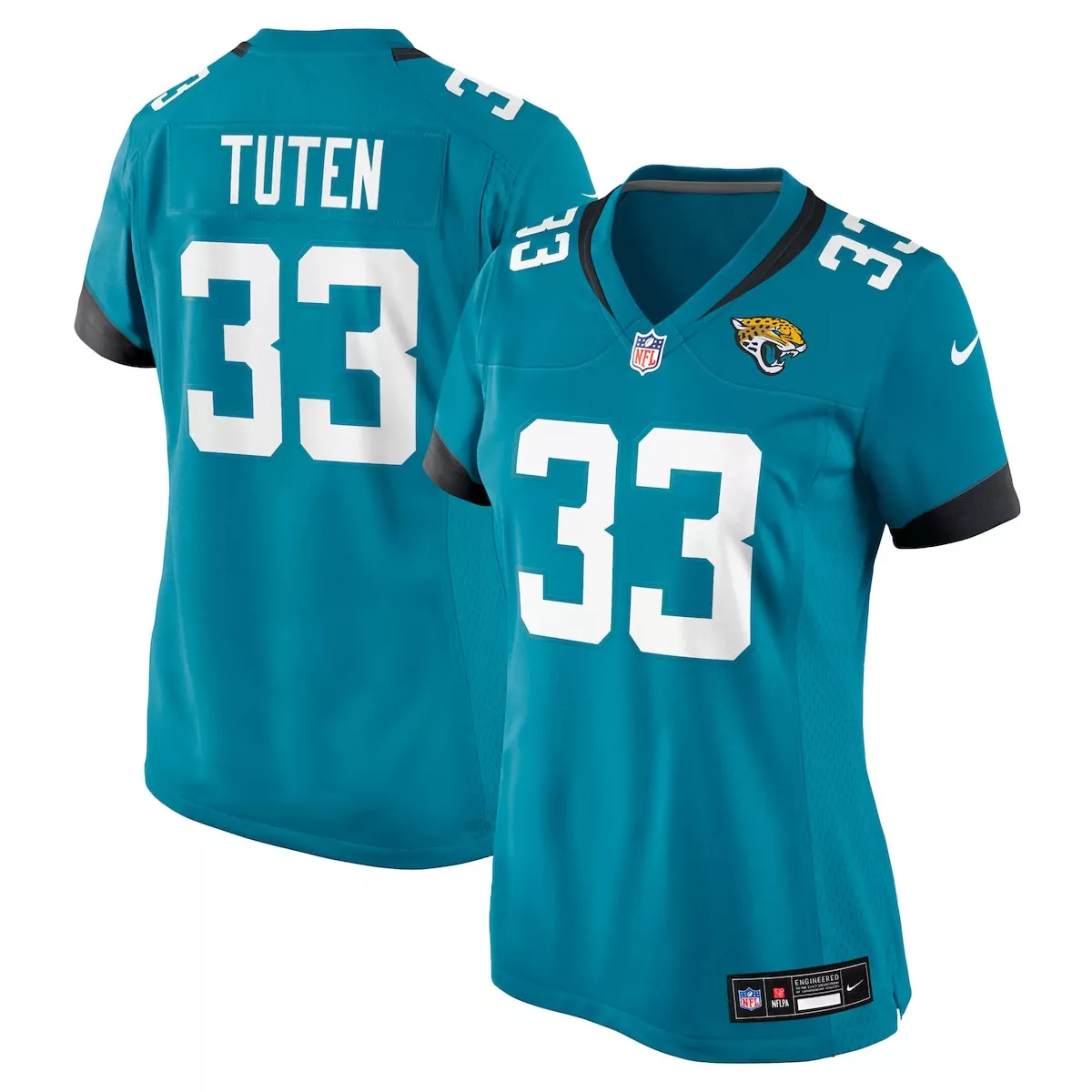Tuten Jaguars Teal Team Game Jersey | 3F2 Fan Gear for Men, Women & Youth