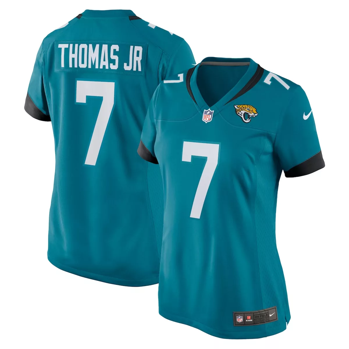 Brian Thomas Jr. Jacksonville Jaguars Nike Women's Game Jersey | Teal | Replica Fan Gear | For Men, Women & Youth