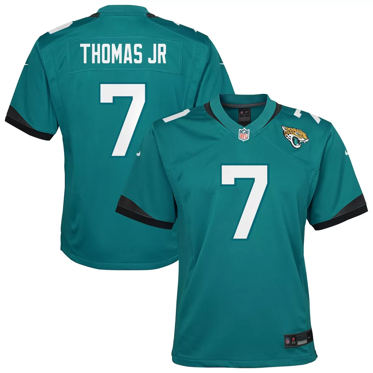 Jacksonville Jaguars Brian Thomas Jr. Teal Team Game Jersey | Perfect for Game Day | For Men, Women & Youth