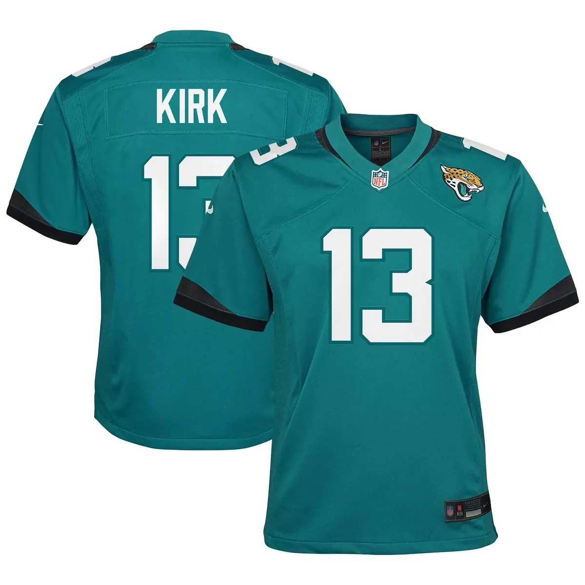 Christian Kirk Jacksonville Jaguars Nike Youth Prowler Throwback Player Game Jersey | Teal | Replica Fan Gear | For Men, Women & Youth