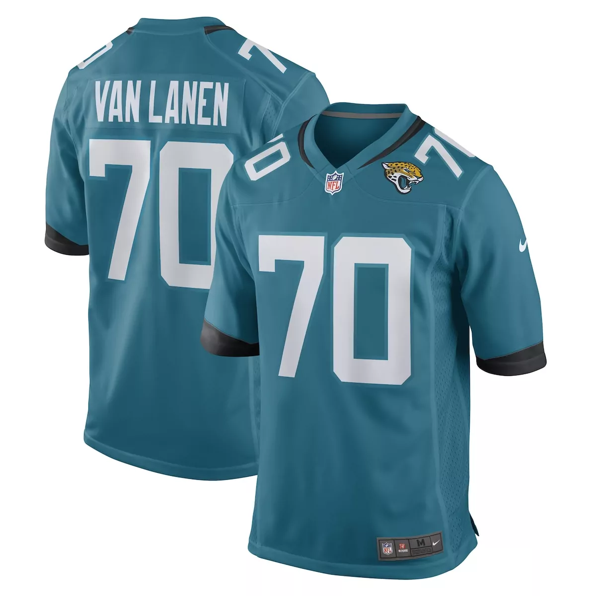 Cole Van Lanen Jacksonville Jaguars Nike Women's Game Player Jersey | Teal | Trendy Fan Gear for Women & Youth