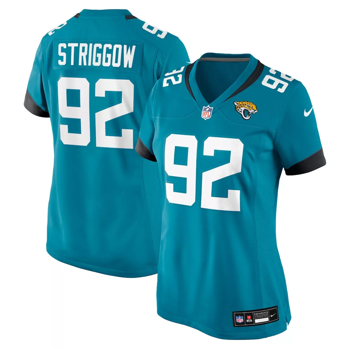 Danny Striggow Jacksonville Jaguars Nike Team Game Jersey Teal | Stylish Fan Gear for Game Day | Perfect Gift Idea | For Men, Women & Youth