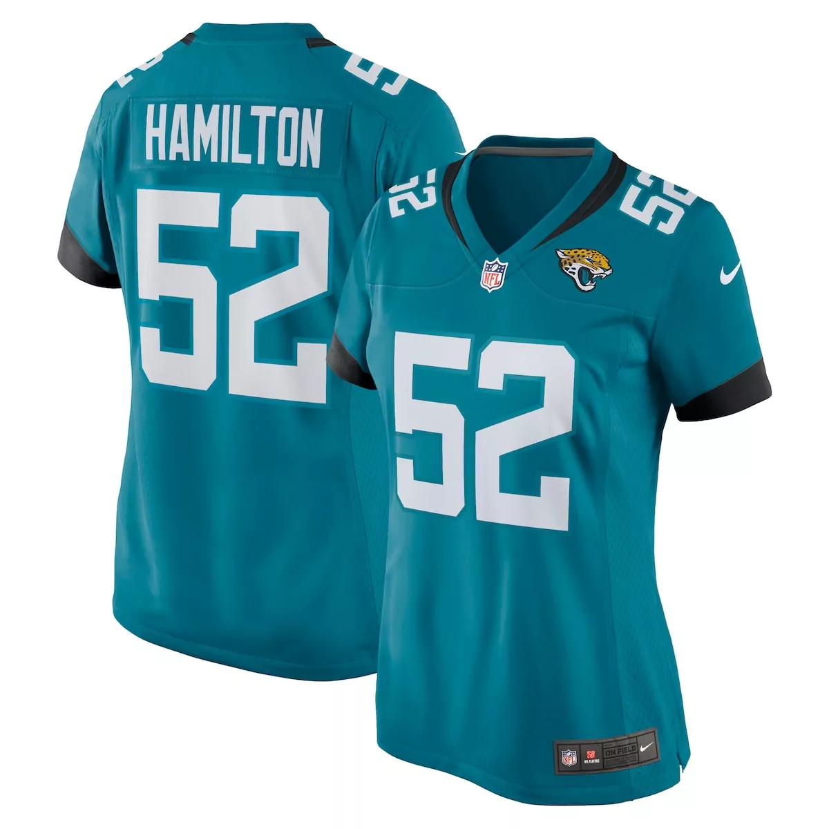 Davon Hamilton Jacksonville Jaguars Nike Game Jersey | Black | Stylish Fan Gear for Men, Women & Youth
