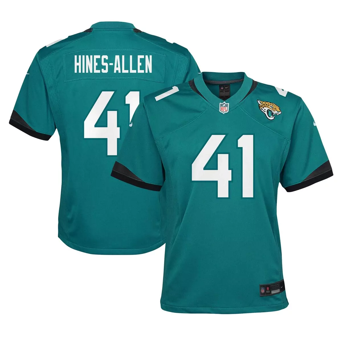 jacksonville jaguars josh hines allen black alternate game jersey fsn